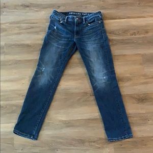 mens skinny jeans american eagle 30x32 slim